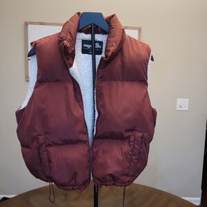 Puffer Vest  by Sugar Lips in Rust